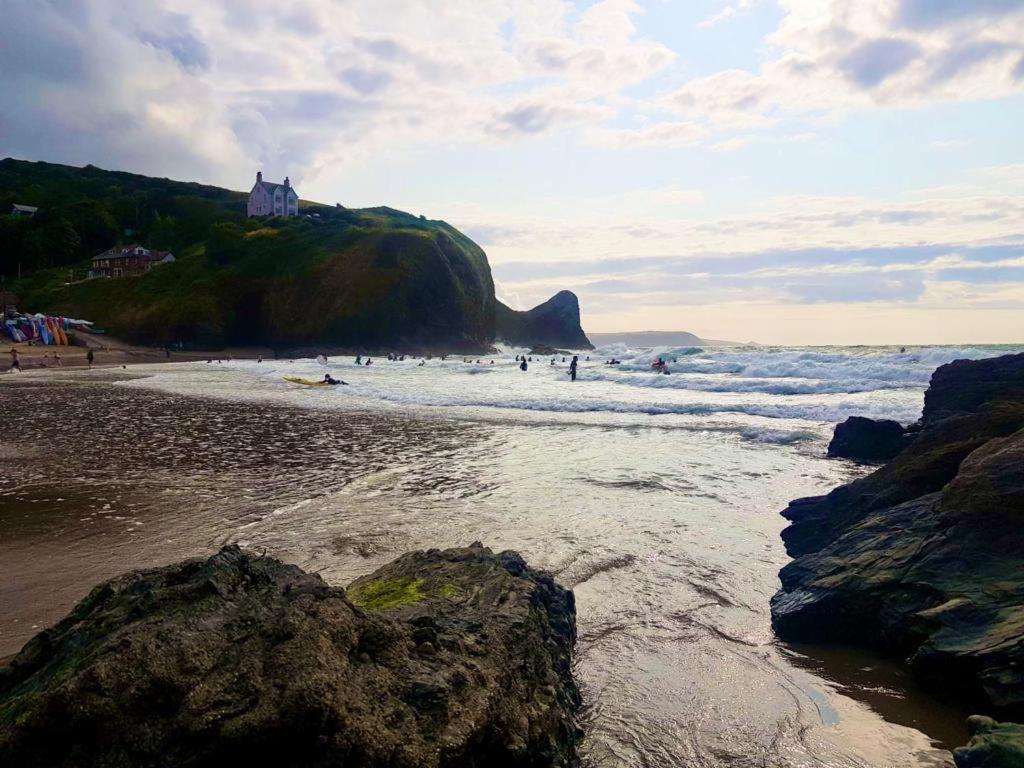 הוילה Wild Coastal Retreat At Troed Y Rhiw Aberporth, West Wales מראה חיצוני תמונה
